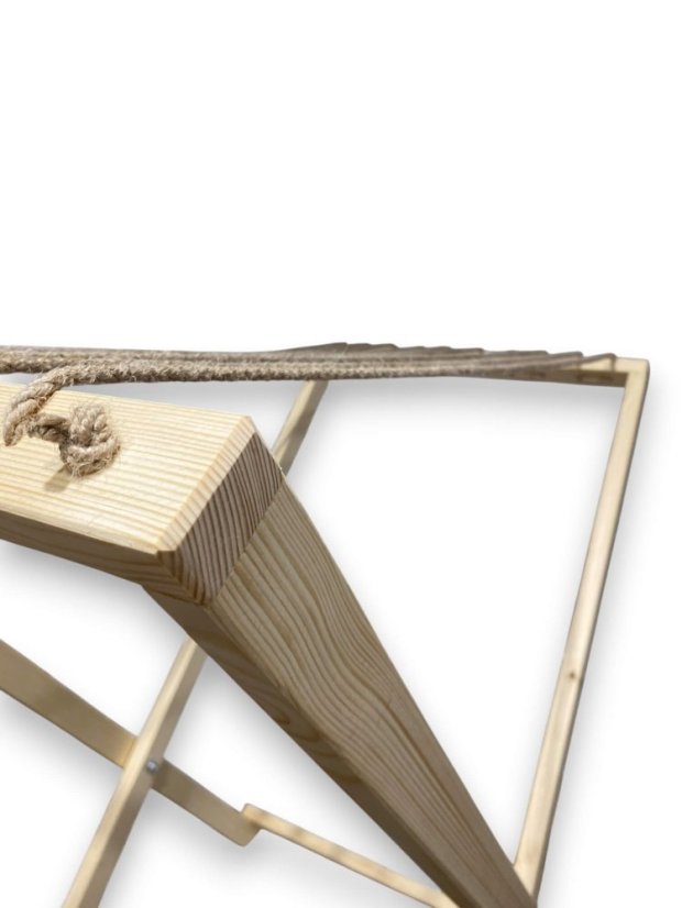 Malý skládací sušák na prádlo – světlý
