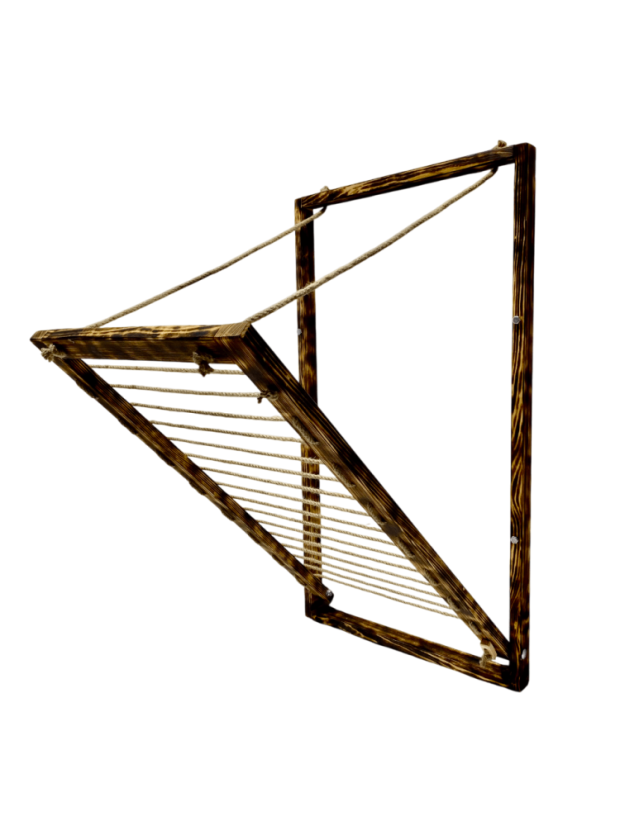 Nástěnný úzký sušák – tmavý