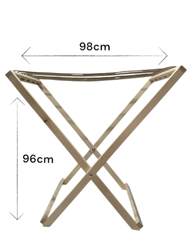 Malý rozkladací sušiak - svetlý