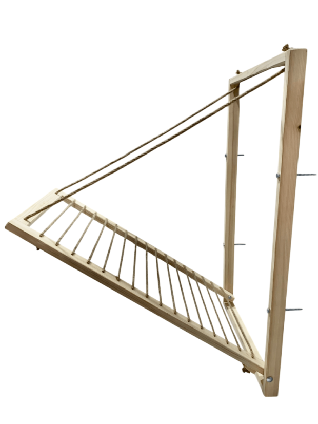 Nástěnný úzký sušák – světlý