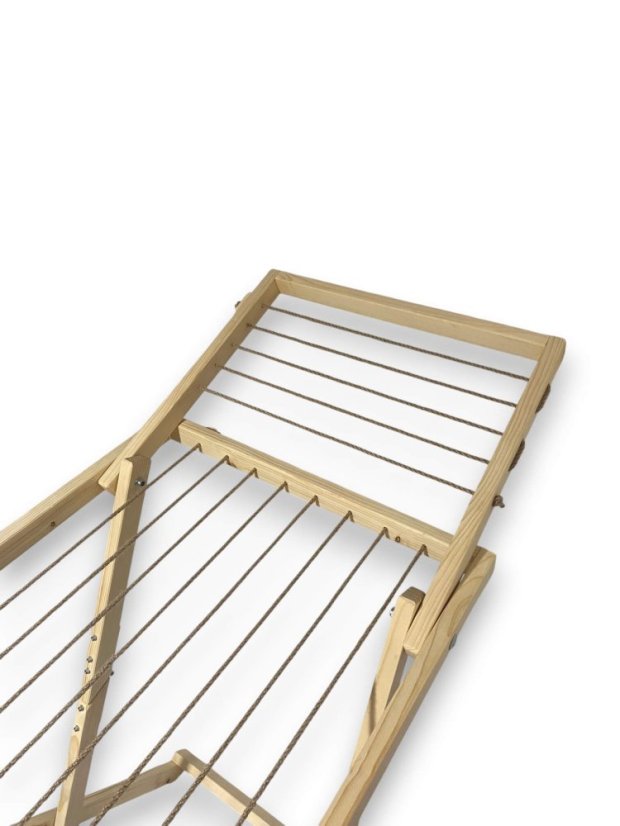 Velký skládací sušák na prádlo – světlý
