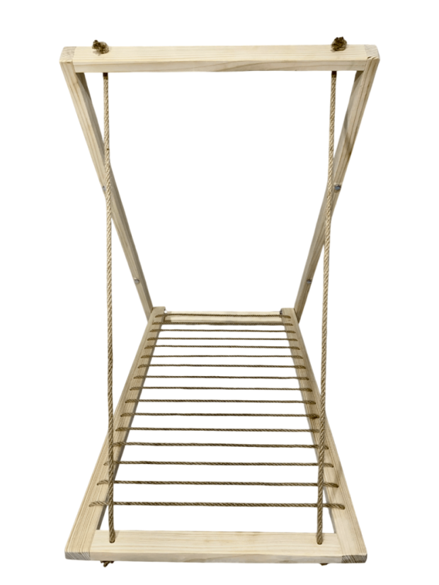 Nástěnný úzký sušák – světlý