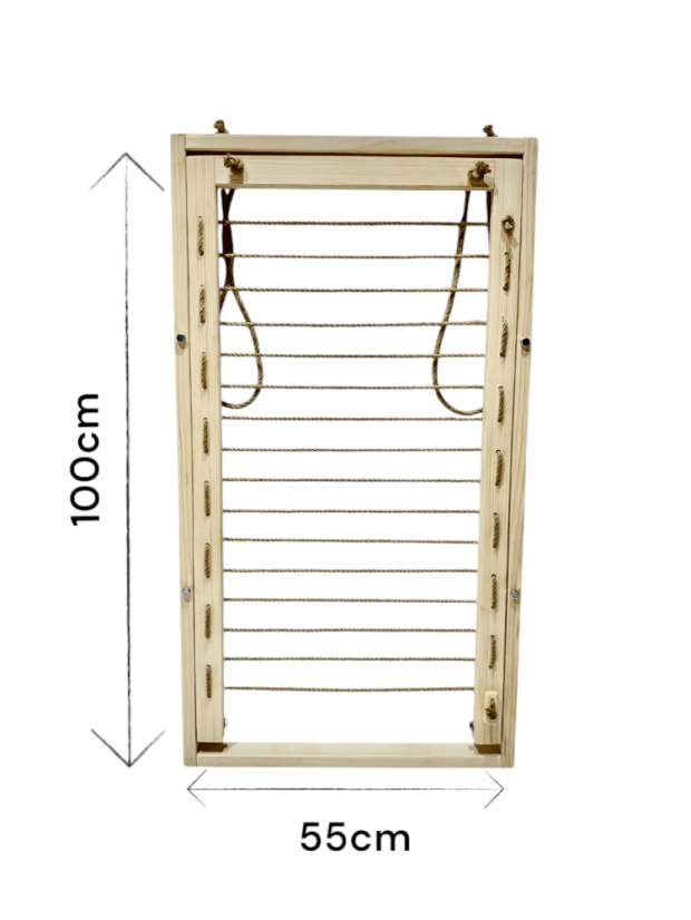 Nástěnný úzký sušák – světlý