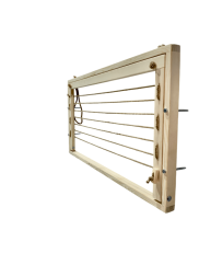 Nástěnný široký sušák – světlý