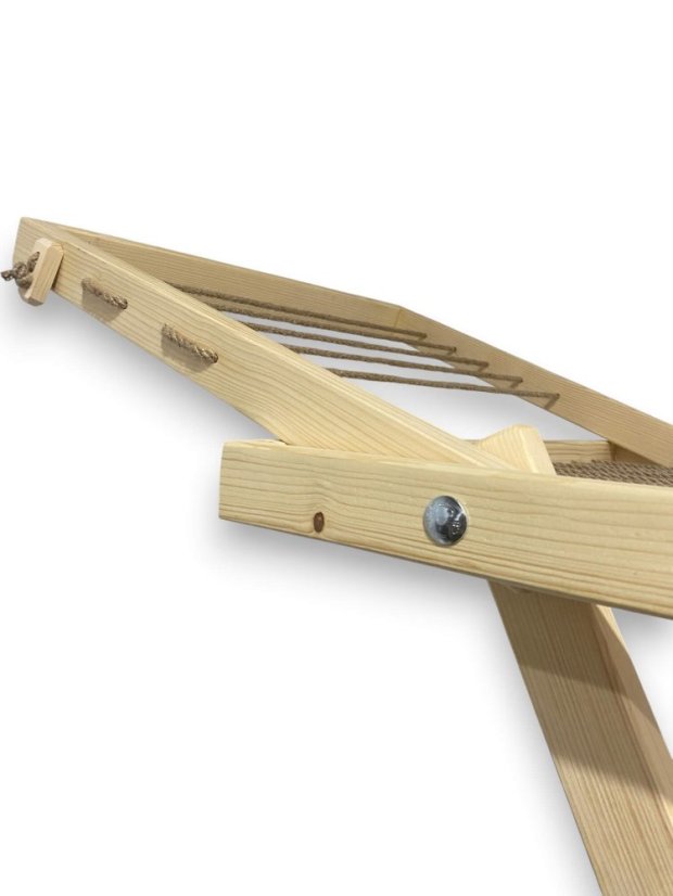 Velký skládací sušák na prádlo – světlý