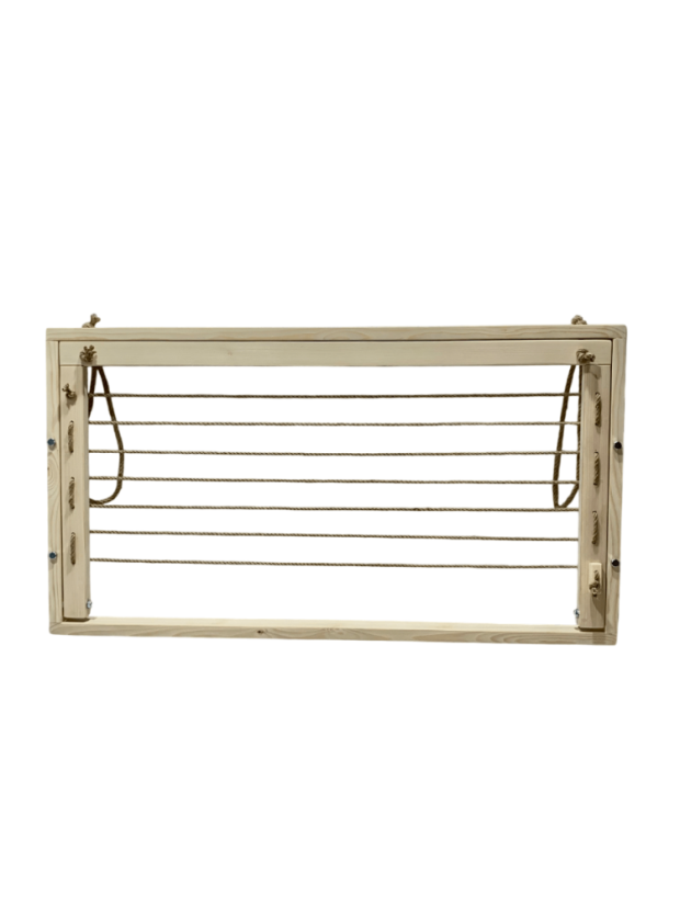 Nástenný široký sušiak - svetlý